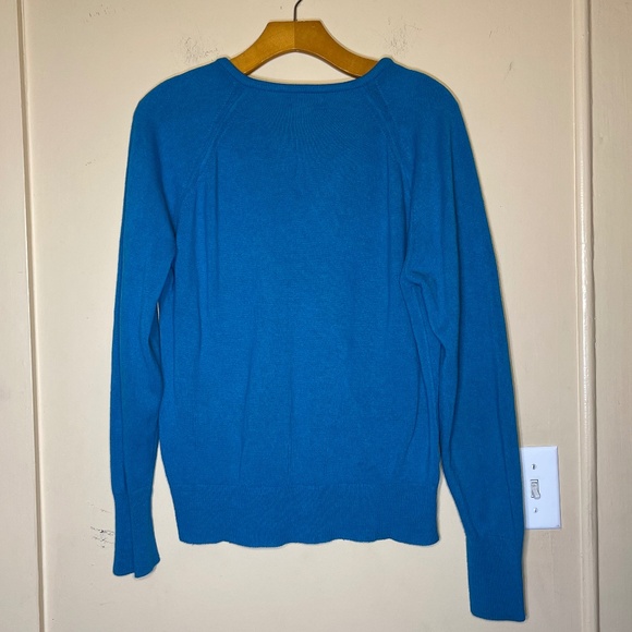 Dior Blue V-Neck Sweater - Picture 6 of 6